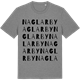 Mid Heather Gray t-shirt med Naglarby ordlek t-shirt