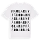 Naglarby fäbodar ordlek t-shirt
