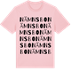 Pink Cotton t-shirt med Nämnsbo ordlek t-shirt