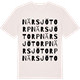 Vintage White t-shirt med Närsjötorp ordlek t-shirt