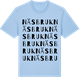 Blue Soul t-shirt med Näs bruk ordlek t-shirt