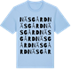 Blue Soul t-shirt med Näs gård ordlek t-shirt