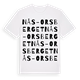 Nås-Orsberget ordlek t-shirt