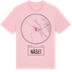 Pink Cotton t-shirt med Näset t-shirt