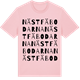 Pink Cotton t-shirt med Nästfäbodarna ordlek t-shirt