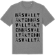 Mid Heather Gray t-shirt med Näsvalltäkten ordlek t-shirt