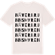 Vintage White t-shirt med Näverbrunnsmyren ordlek t-shirt