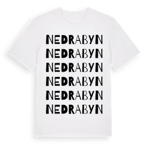 Nedra Byn ordlek t-shirt – ekologisk bomull t-shirt från Pinshirt