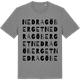 Mid Heather Gray t-shirt med Nedra Göberget ordlek t-shirt
