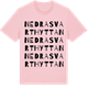 Pink Cotton t-shirt med Nedra Svarthyttan ordlek t-shirt