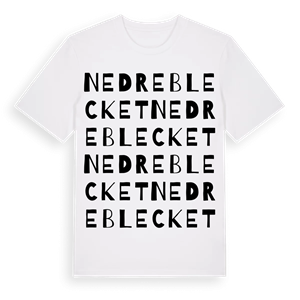 Nedre Blecket ordlek t-shirt – ekologisk bomull t-shirt från Pinshirt