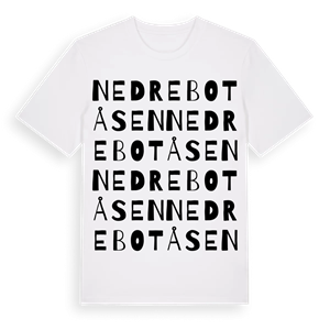 Nedre Botåsen ordlek t-shirt – ekologisk bomull t-shirt från Pinshirt