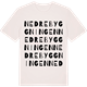 Vintage White t-shirt med Nedre Byggningen ordlek t-shirt
