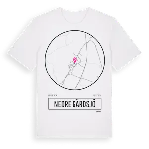 Nedre Gärdsjö t-shirt – ekologisk bomull t-shirt från Pinshirt