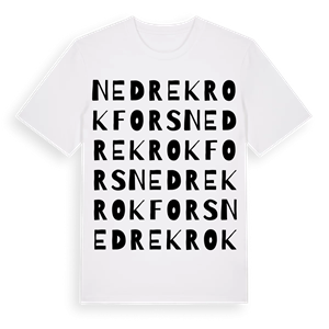 Nedre Krokfors ordlek t-shirt – ekologisk bomull t-shirt från Pinshirt