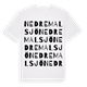 Nedre Malsjö ordlek t-shirt