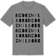 Mid Heather Gray t-shirt med Nedre Milborg ordlek t-shirt