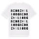 Nedre Milborg ordlek t-shirt