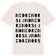Vintage White t-shirt med Nedre Norslund ordlek t-shirt