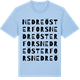 Blue Soul t-shirt med Nedre Österfors ordlek t-shirt