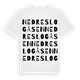 Nedre Slogåsen ordlek t-shirt