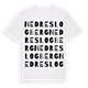 Nedre Slogberg ordlek t-shirt