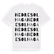 Nedre Solhaga ordlek t-shirt