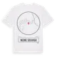 White t-shirt med Nedre Solhaga t-shirt