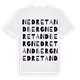 Nedre Tandberg ordlek t-shirt