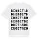Nedre Tandberget ordlek t-shirt