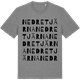Mid Heather Gray t-shirt med Nedre Tjärna ordlek t-shirt