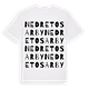 Nedre Tosarby ordlek t-shirt