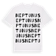 Neptunus ordlek t-shirt