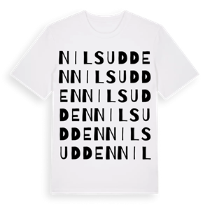 Nilsudden ordlek t-shirt – ekologisk bomull t-shirt från Pinshirt