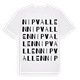 Nipvallen ordlek t-shirt