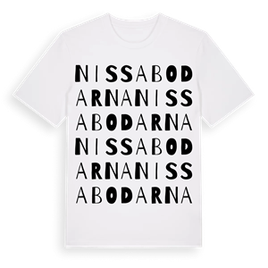 Nissabodarna ordlek t-shirt – ekologisk bomull t-shirt från Pinshirt