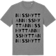 Mid Heather Gray t-shirt med Nisshyttan ordlek t-shirt