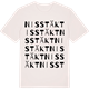 Vintage White t-shirt med Nisstäkt ordlek t-shirt