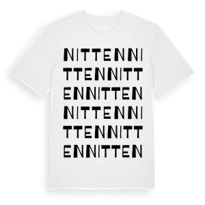Nitten ordlek t-shirt – ekologisk bomull t-shirt från Pinshirt