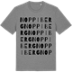 Mid Heather Gray t-shirt med Noppiberg ordlek t-shirt