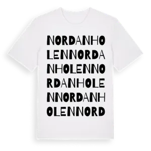 Nordanholen ordlek t-shirt – ekologisk bomull t-shirt från Pinshirt