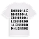 Norddalen ordlek t-shirt