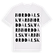 Norddalskvarn ordlek t-shirt