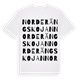 Norderängskojan ordlek t-shirt