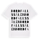 Nordfallssälen ordlek t-shirt