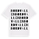 Nordvallen ordlek t-shirt