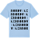 Blue Soul t-shirt med Nordviken ordlek t-shirt