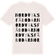 Vintage White t-shirt med Nordviks fäbodar ordlek t-shirt