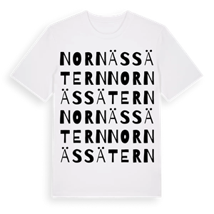 Nornässätern ordlek t-shirt – ekologisk bomull t-shirt från Pinshirt