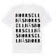 Norr Sellnäs ordlek t-shirt
